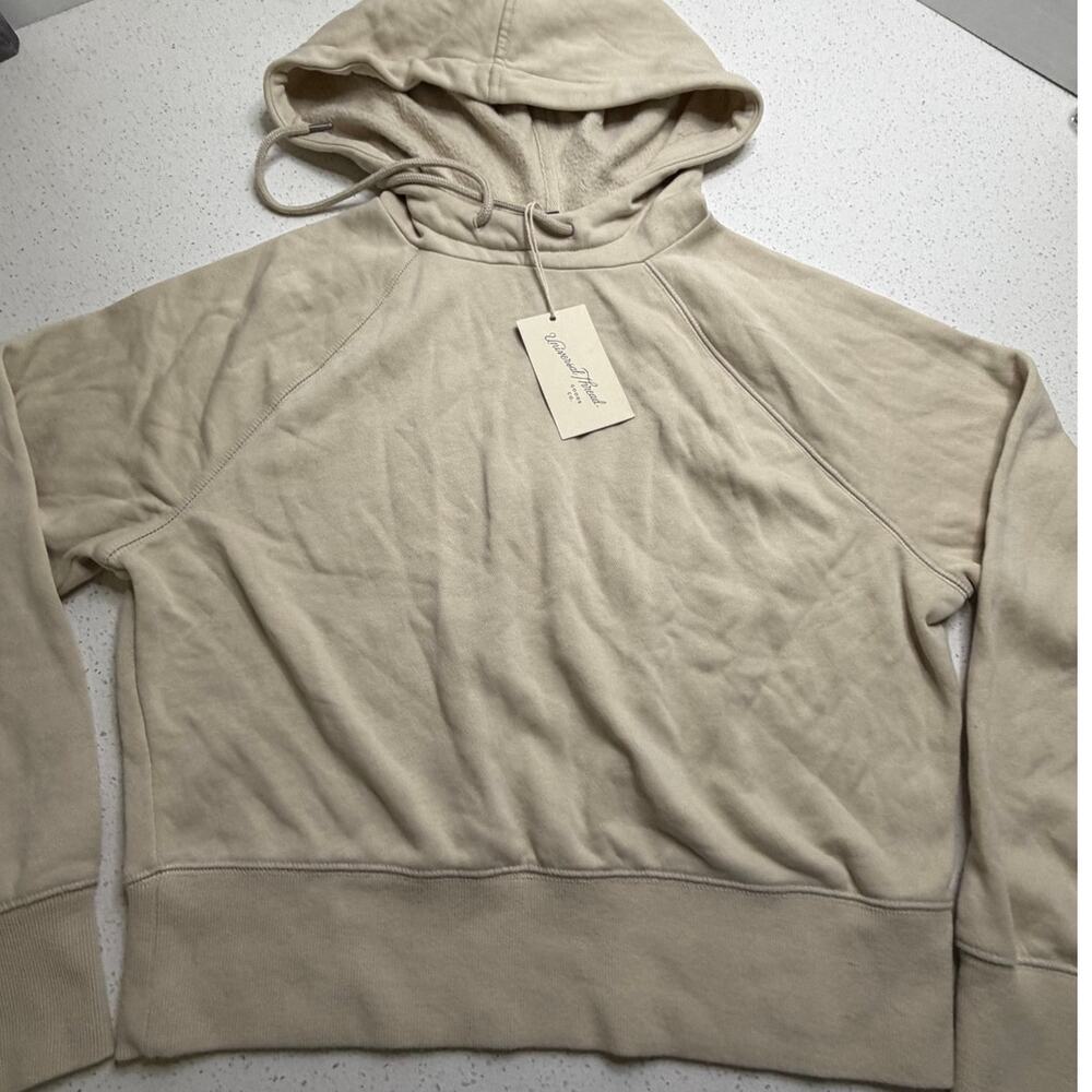 Universal Thread cropped pullover hoodiem Women's Beige Size XS